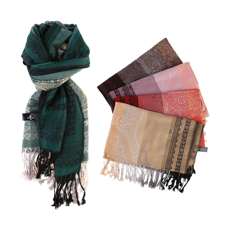 Fashion Fringe Scarf Soft Feeling Viscose Winter Scarves